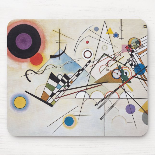 Kandinsky 1923/Komposition viii/pixdezines Mousepad (Vorne)
