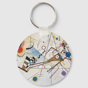 Kandinsky 1923/Komposition viii/pixdezines Schlüsselanhänger