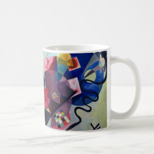 Kandinsky 1925/gelb/rot/blau/pixdezines kaffeetasse