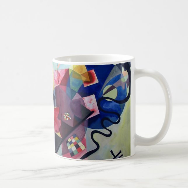 Kandinsky 1925/gelb/rot/blau/pixdezines kaffeetasse (Rechts)