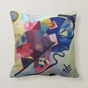 Kandinsky 1925/gelb/rot/blau/pixdezines kissen