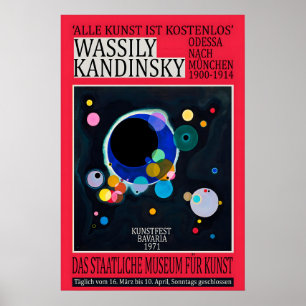 Kandinsky 1971 Ausstellungsposter Abstract Poster