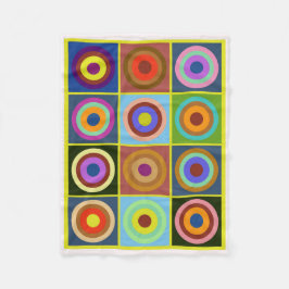 Kandinsky #19 fleecedecke