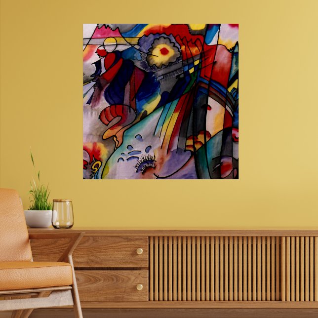 Kandinsky - 293, berühmtes Kunstwerk, Poster (Wohnzimmer 2)