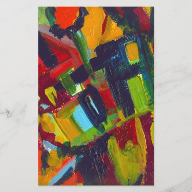 Kandinsky 304 Abstrakte Kunstwerke Briefpapier (Vorderseite)