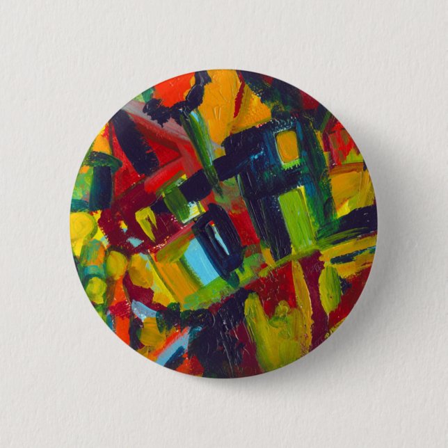 Kandinsky 304 Abstrakte Kunstwerke Button (Vorderseite)