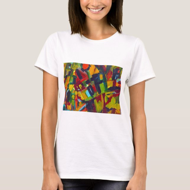 Kandinsky 304 Abstrakte Kunstwerke T-Shirt (Vorderseite)