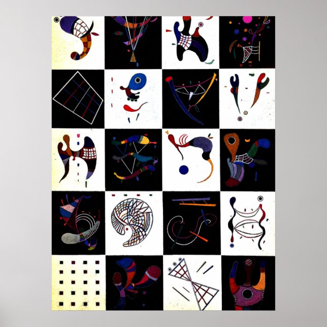 Kandinsky - 4x5=20, poster (Vorne)