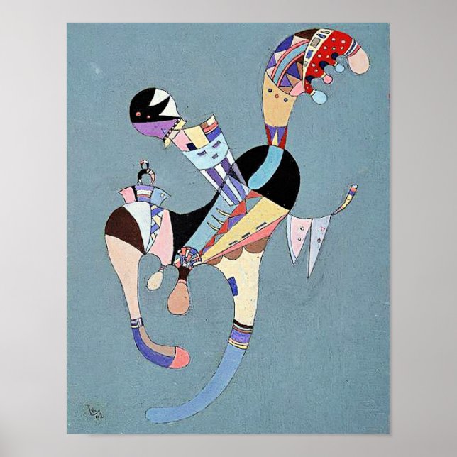 Kandinsky - A Floating Figure Poster (Vorne)