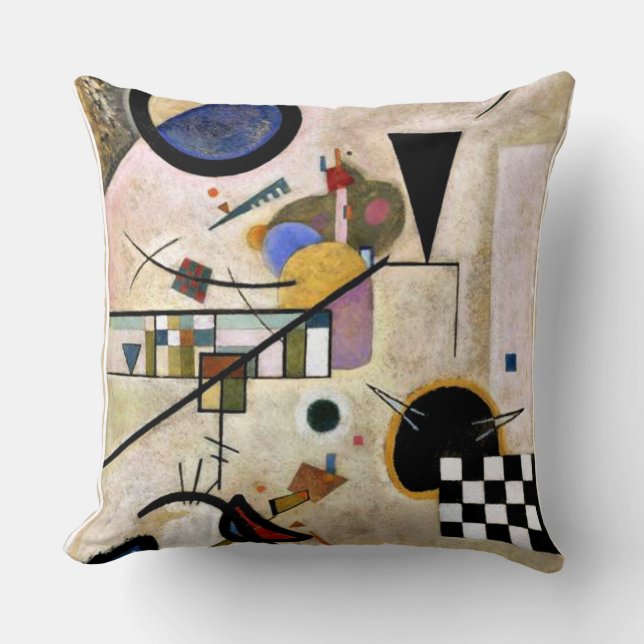 Kandinsky - Abkommen sind dagegen Kissen (Vorderseite)