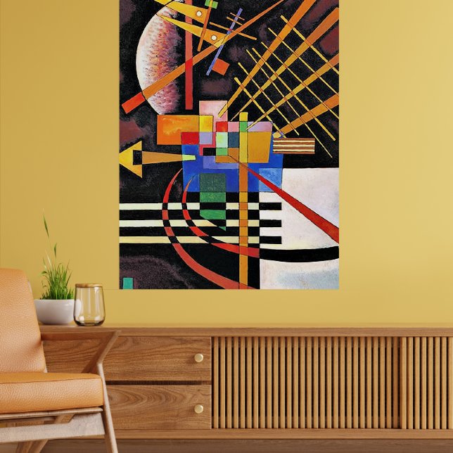 Kandinsky - Above and Left, Poster (Wohnzimmer 2)