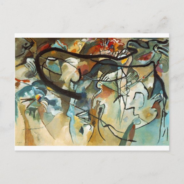Kandinsky-Abracekunst Postkarte (Vorderseite)