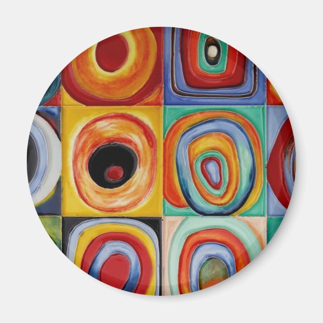 Kandinsky Abstrakt Art Magnet (Vorne)