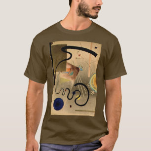 Kandinsky Abstrakt Artwork Brown T-Shirt