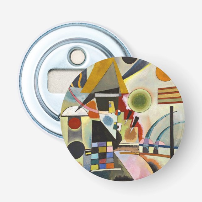 Kandinsky Abstrakt Artwork Flaschenöffner (Vorderseite)