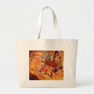 Kandinsky Abstrakt Artwork Jumbo Stoffbeutel
