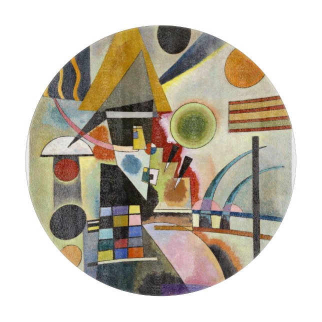 Kandinsky Abstrakt Artwork Schneidebrett (Vorderseite)