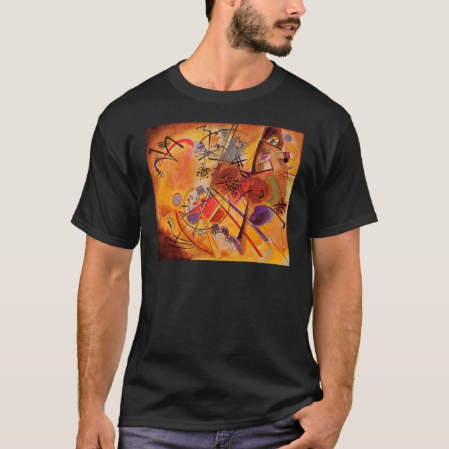 Kandinsky Abstrakt Artwork T-Shirt (Vorderseite)