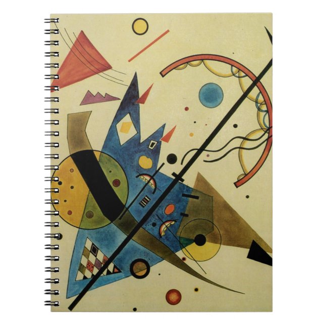 Kandinsky Abstrakt Circles Shapes Notizblock (Vorderseite)