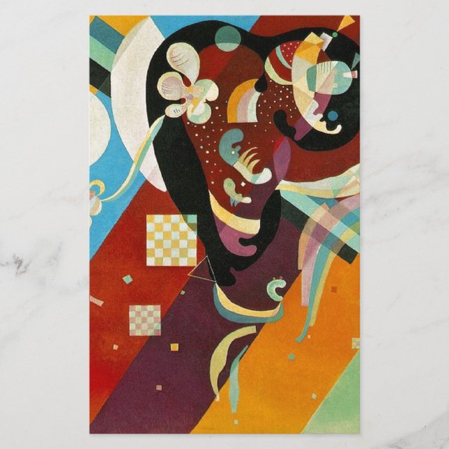 Kandinsky Abstrakt Compositon IX Briefpapier (Vorderseite)