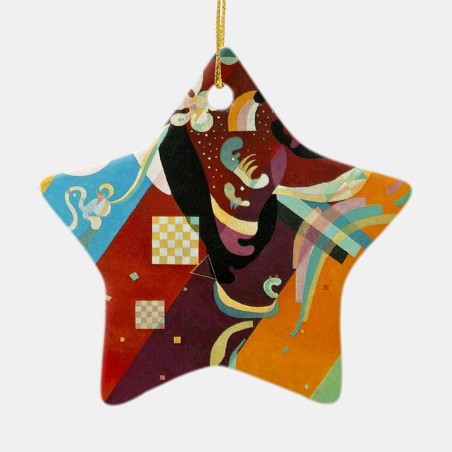 Kandinsky Abstrakt Compositon IX Keramik Ornament (Vorne)