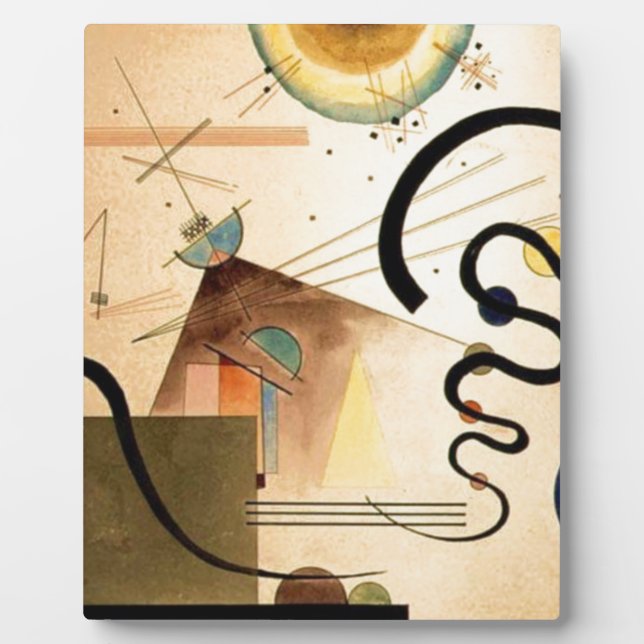 Kandinsky Abstrakt Fotoplatte (Vorderseite)