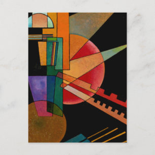 Kandinsky - Abstrakte Interpretation Postkarte