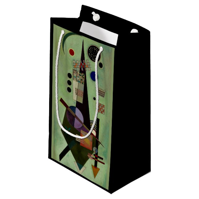 Kandinsky - abstrakte Malerei, Kleine Geschenktüte (Vorderseite Schrägansicht)
