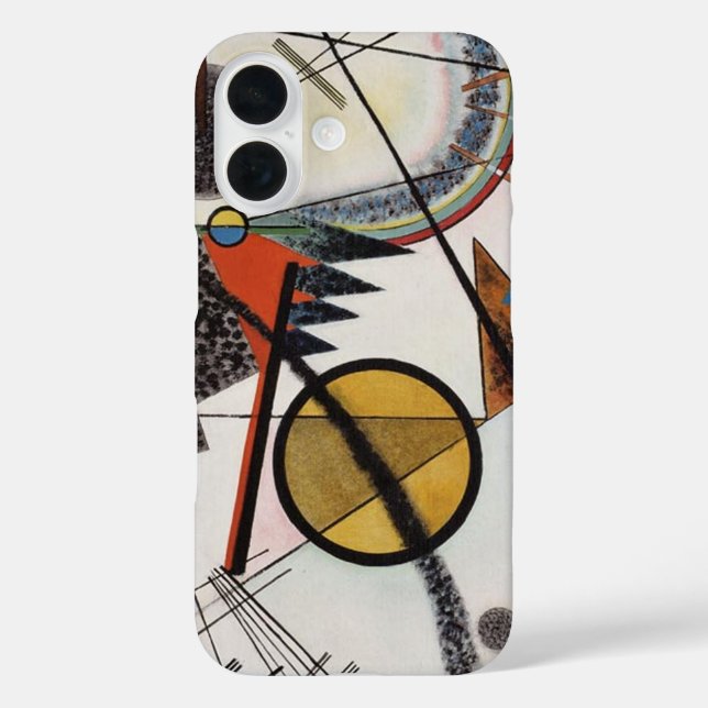 Kandinsky Abstrakte Malerei Moderner Kunstmeister iPhone 16 Hülle (Rückseite)