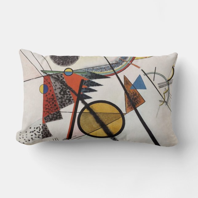 Kandinsky Abstrakte Malerei Moderner Kunstmeister Lendenkissen (Vorderseite)