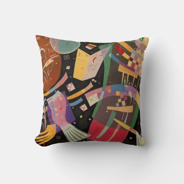 Kandinsky-Abstrakte Zusammensetzung X Kissen (Vorderseite)