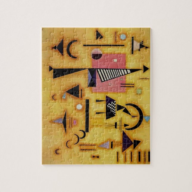 Kandinsky Abstrakten entscheidende rosa geometrisc (Vertikal)