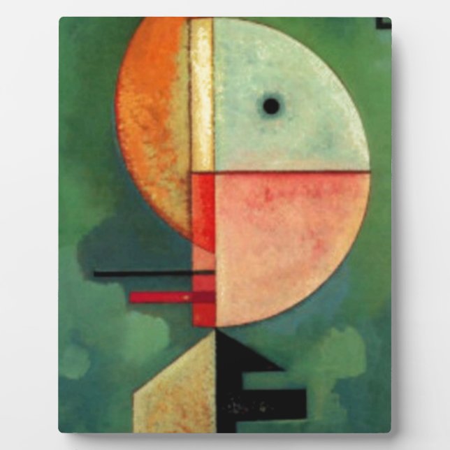 Kandinsky Abstraktes Aufzeichnen Fotoplatte (Vorderseite)