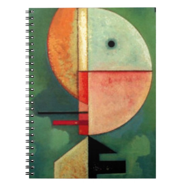Kandinsky Abstraktes Aufzeichnen Notizblock (Vorderseite)