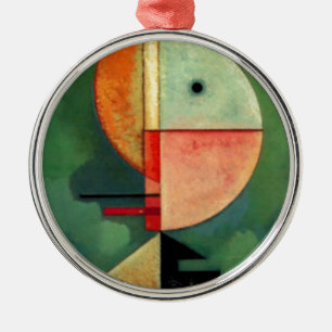 Kandinsky Abstraktes Aufzeichnen Silbernes Ornament