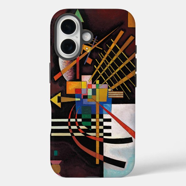 Kandinsky Abstraktes Gemälde Klassisches Kunstwerk iPhone 16 Hülle (Rückseite)