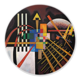 Kandinsky Abstraktes Gemälde Klassisches Kunstwerk Keramikknauf
