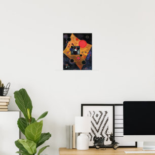 Kandinsky - Akzent auf Rosa Poster