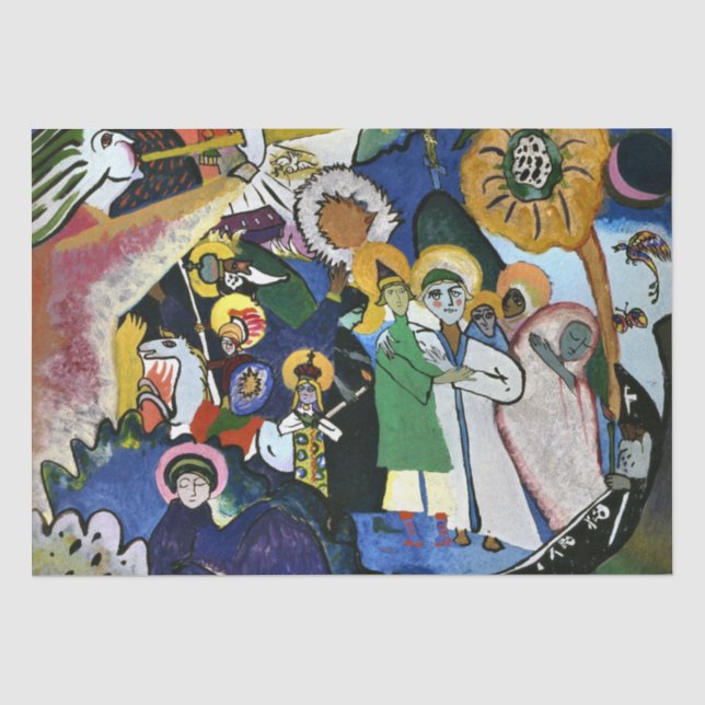 Kandinsky - Alle Heiligen I Seidenpapier (Vorderseite)