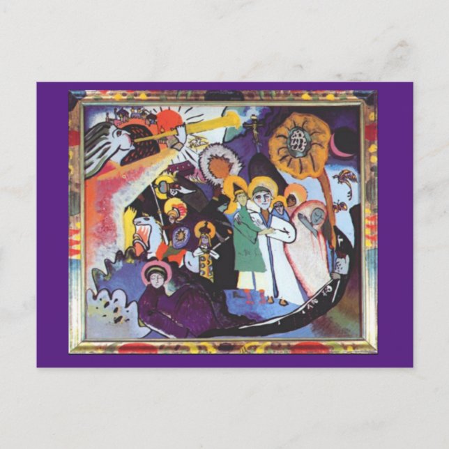 Kandinsky, Allerheiligen, Kunst der Schönen Künste Postkarte (Vorderseite)