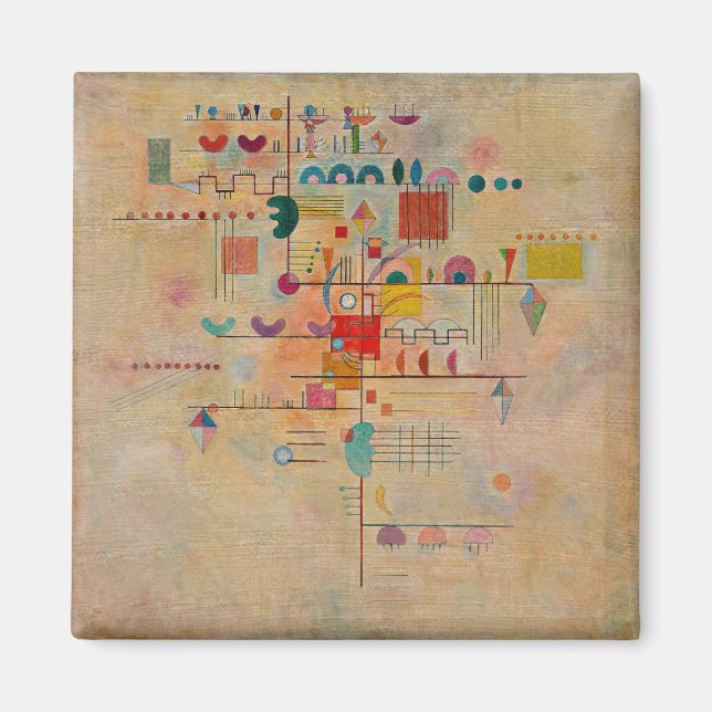 Kandinsky - Anmutiger Aufstieg Magnet (Vorne)