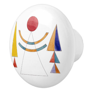 Kandinsky, Aquarell, Skizze Tor von Kiew Keramikknauf
