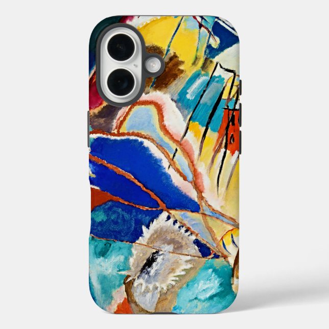 Kandinsky Art coque iphone - Abstrait Elegance (Verso)