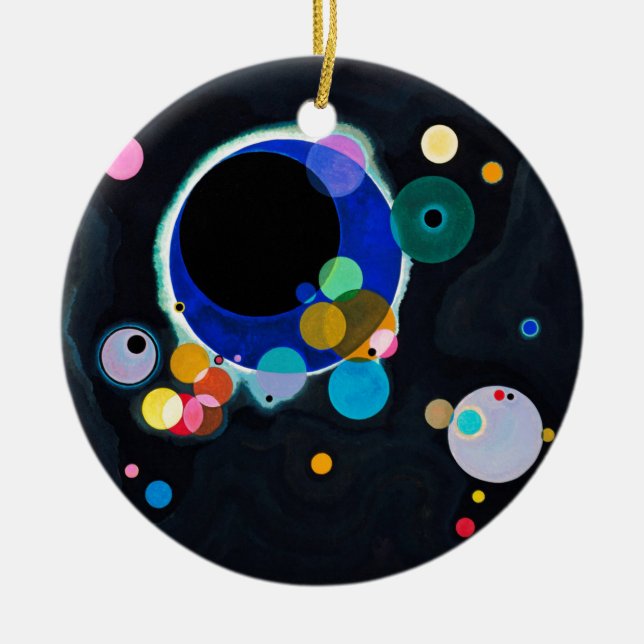 Kandinsky Artwork Keramikornament (Vorne)