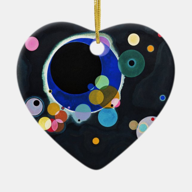 Kandinsky Artwork Keramikornament (Vorne)