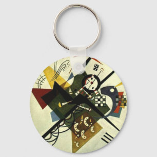 Kandinsky auf Weiß II Schlüsselanhänger