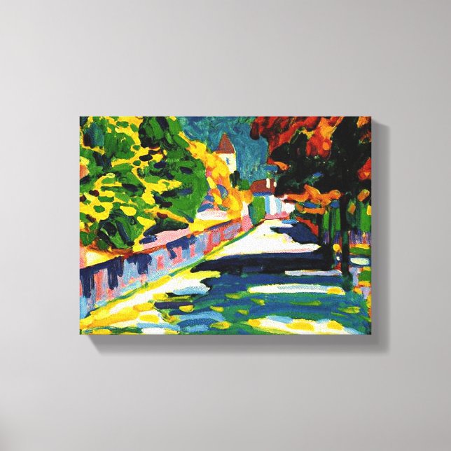 Kandinsky - Autumn in Bavaria, Leinwanddruck (Vorderseite)