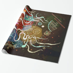 Kandinsky-Bewegung I - Abstraktes Kunstwerk Geschenkpapier