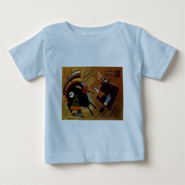 Kandinsky Black Violet Baby T-shirt (Vorderseite)
