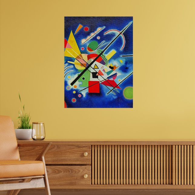 Kandinsky - Blaue Malerei Poster (Wohnzimmer 2)
